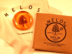 Канифоль MELOS для скрипки, светлая