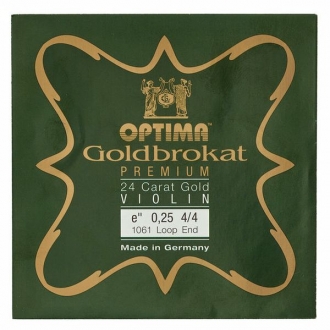 Струна Ми для скрипки OPTIMA GoldBrokat Premium 24k gold